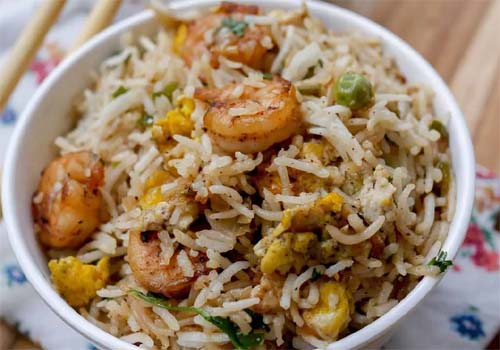 Prawns fried Rice Recipe